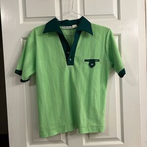VINTAGE MIAMI GREEN POLO